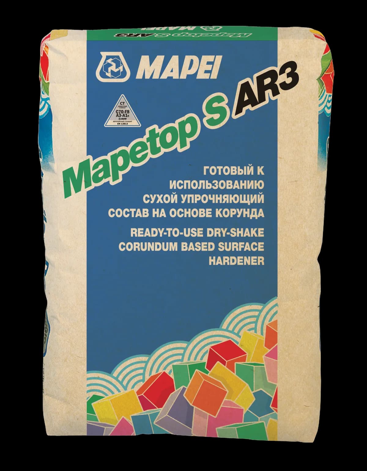 MAPETOP S AR3 LIGHT GREY, ТМ MAPEI, цвет светло-серый, 25кг, Россия, Смесь сухая строительная с корундовым заполнителем для упрочнения бетонных полов